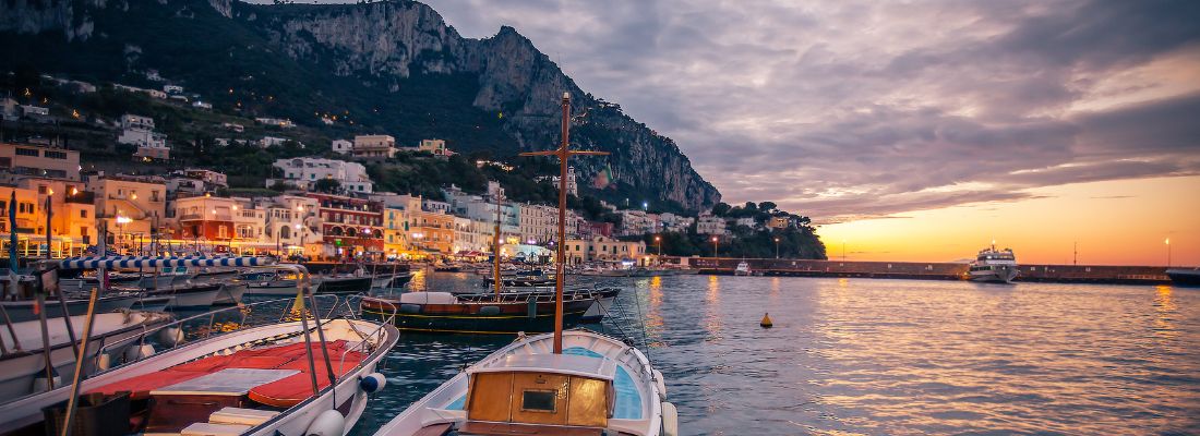 Romantic luxury travel in Italy Capri